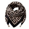 Magnetic Buckle Small Scarf, Women's Silk Scarf, Square Scarf, Clothing Accessories