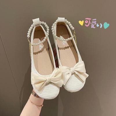 Нежный ветер одинарная обувь женская летняя новая мелкая горловина жемчужный бант супер фея обувь Doudou дизайнерская тканевая обувь мягкая подошва тренд