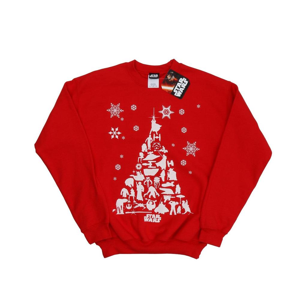 STAR WARS Boys Christmas Tree Sweatshirt