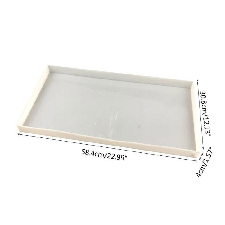Charcuterie Board Resin Mold Resin Tray Mold Rectangle Casting Mold for Table