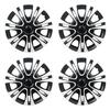 Set of 4 Universal Hubcaps: 12-15 Inch Decorative Wheel Covers