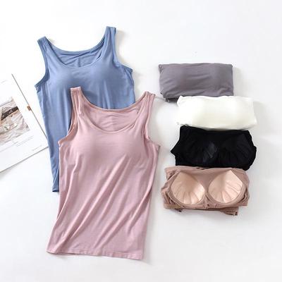Женский топ-комбинезон с подкладкой - Wireless Bra-T
