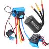 3650 2300KV водонепроницаемый 4-полюсный бесщеточный двигатель 45A ESC радиатор комбинированный набор для 110 RC автомобиля