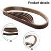 Set of Sanding Belts with Multiple Grits Totaling To 30 Pieces Size 10x330mm