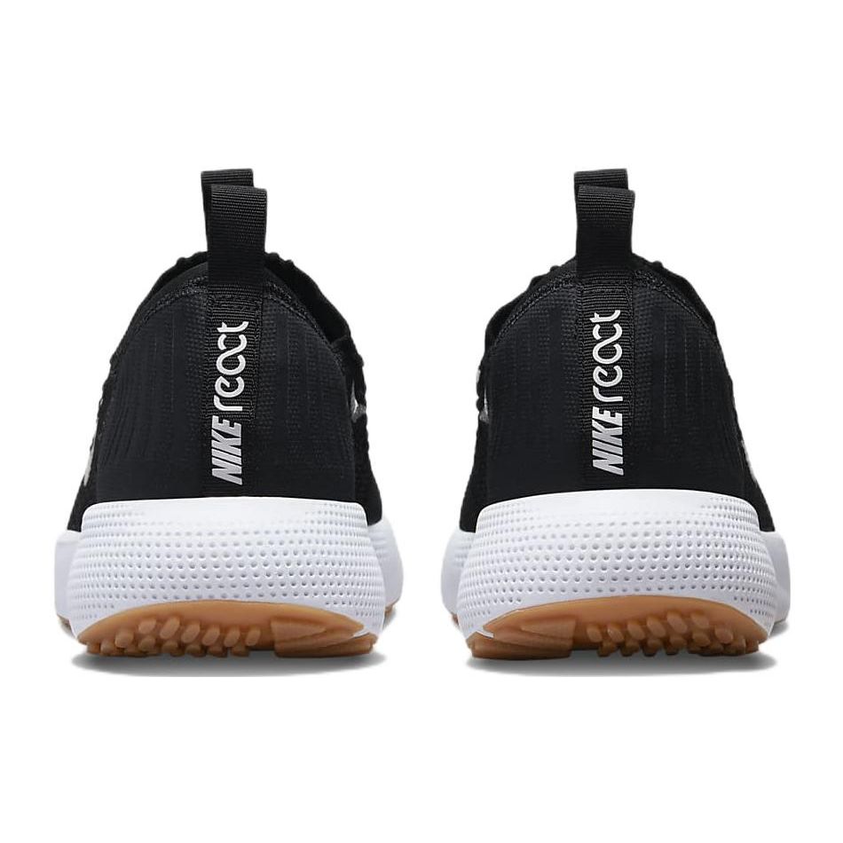 Nike React Escape Run Flyknit Черно-Белые Женские Кроссовки Железно-Серый DC4269-001