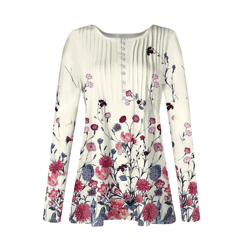 Рубашки с длинным рукавом для женщин, осенняя мода, нарядные повседневные блузки, модные плиссированные туники, топы для леггинсов