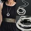 Long Chain Women Fashion Crystal Rhinestone Pendant Necklace Gift