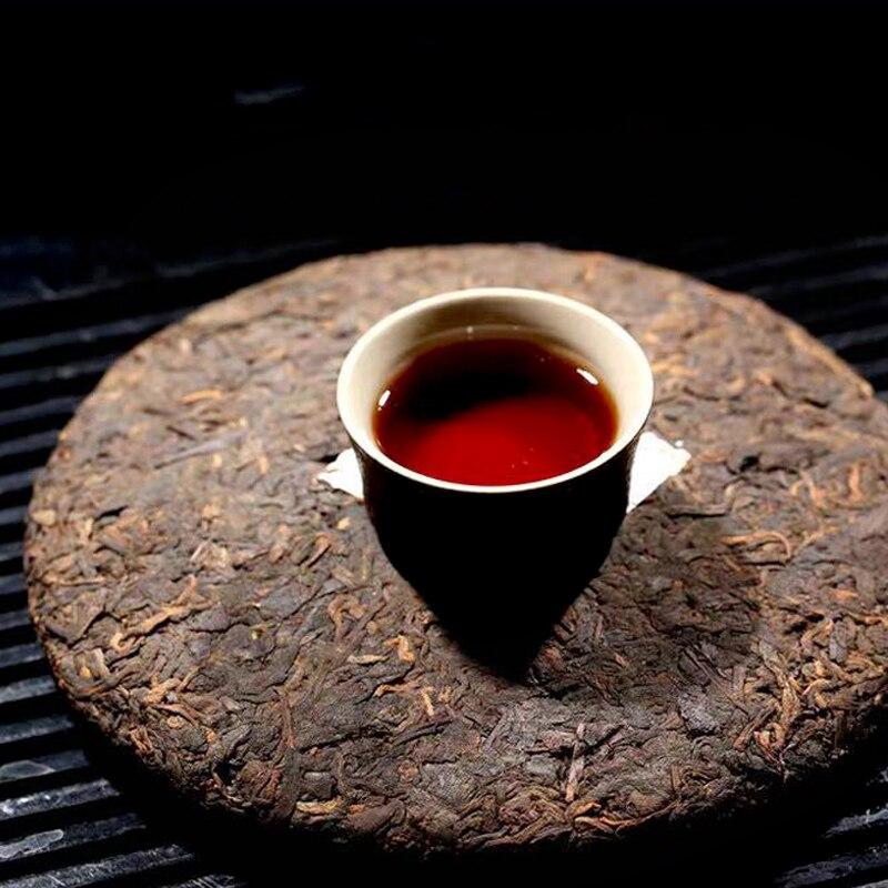 2020 Чай Шу Пуэр Mengsong Натуральный Чистый Древнее Дерево Ручной Работы Спелый Чай Пуэр Торт Qizi 357г