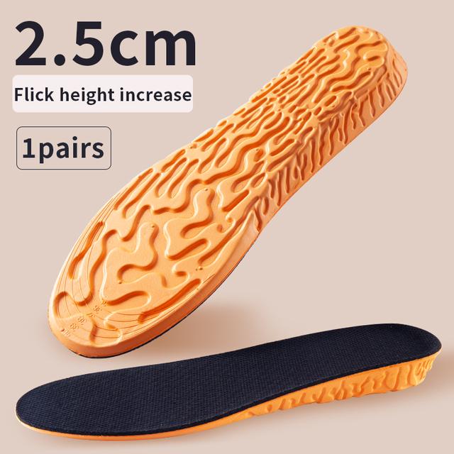 1.5-3.5cm Orthopedic Height Increase Insoles for Women Men Invisiable Boost 1.5-3.5cm Memory Foam Shoes Pad Breathable Feet Care Insole