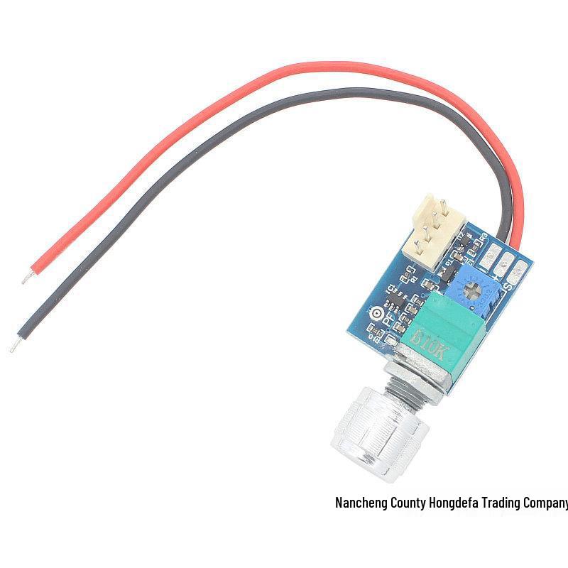 Ручной PWM-контроллер скорости вентилятора DC12V с переключателем, 4-проводной, шумоподавление, 3А