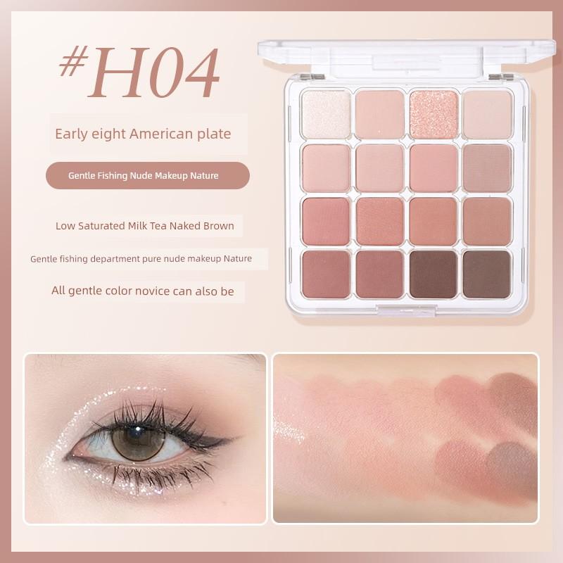 Hold Live Checkered 16 Colors Matte Eyeshadow Palette
