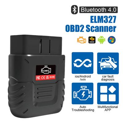 Для IOS Android PC Bluetooth-совместимый 4.0 автоматический сканирующий инструмент автомобильный диагностический инструмент OBDII Code Reader OBD2 сканер ELM 327