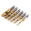 Screw Thread Bit HSS Screw Machine Titanium Plated Shank Tap Drill Bits Hex Shank Tap Drill Bit