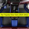 Для Toyota Vios Yaris 2018 2017 2016 2015 2014 Автомобильные коврики в салон Аксессуары для интерьера Автомобильные ковры