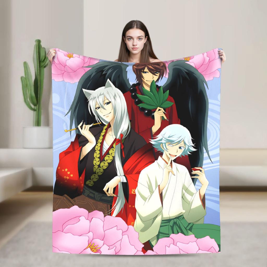 Kamisamas Kiss Anime Hajimemashita Blanket Quality Super Warm Throw Blanket Winter Decorative Bedroom Aesthetic Bedspread