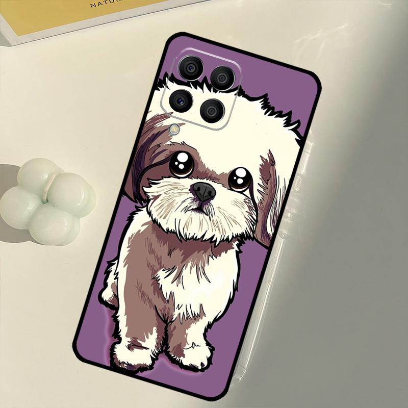 Мультяшная собака Ши-тцу Для Samsung Galaxy M54 M21 M33 M53 M13 M12 M32 M52 M11 M31 M35 M55 M15 M14 M34 M06 M16 Чехол