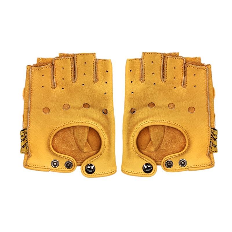 Мотоциклетные перчатки из натуральной кожи, мужские ретро-перчатки, мотоциклетные перчатки с половиной пальца и полным пальцем