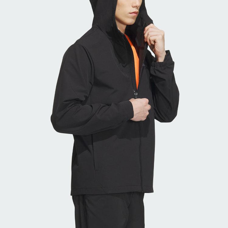 Adidas Jackets Men's Black Hooded Moderate Other IL9011