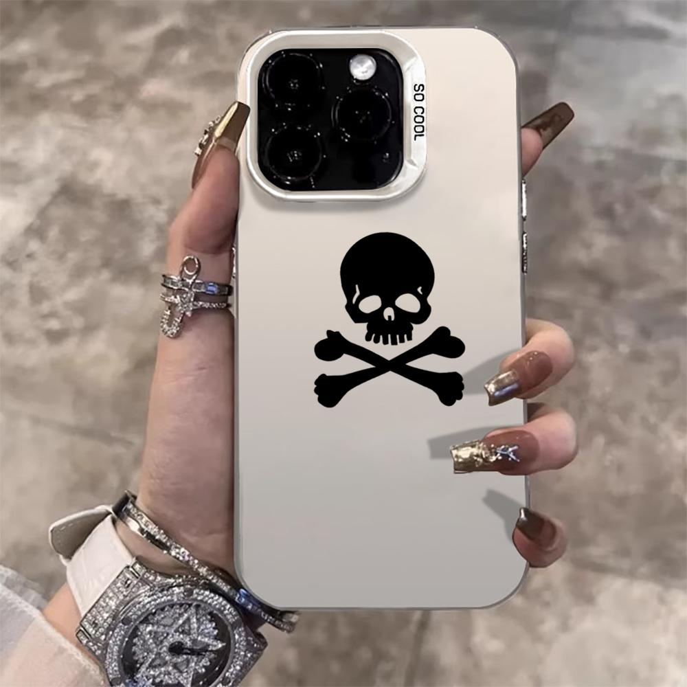 Крутой модный чехол для телефона с принтом для iPhone 17 Pro Max 17e 16e 15 17 Air 14 13 12 11 Pro Max 8 Plus X IMD Ударопрочный чехол
