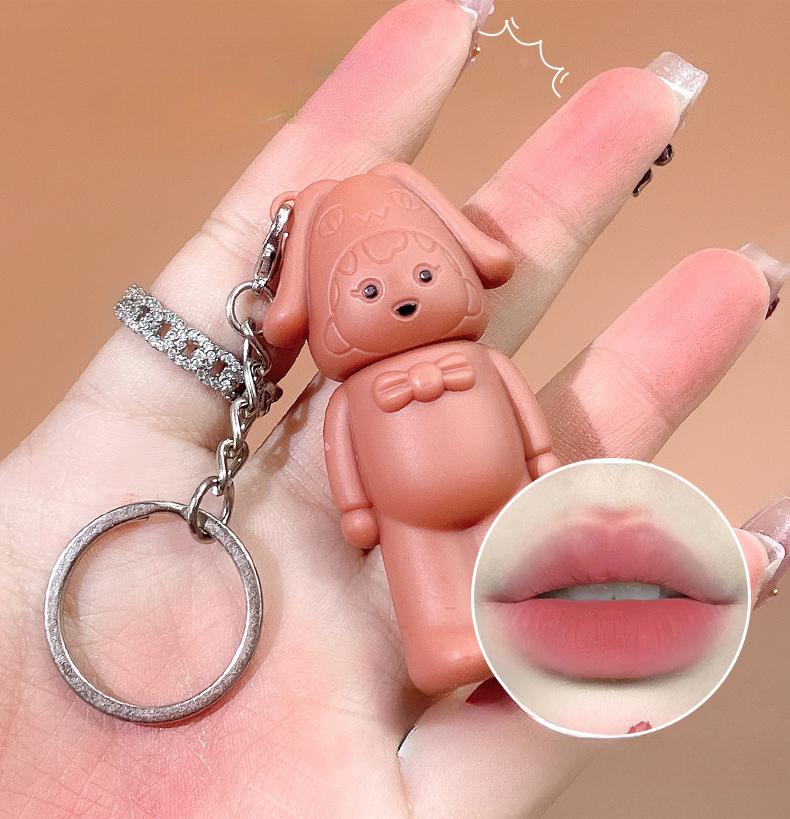 Kobeleen Star Girl Глазурь для губ Шесть цветов Брелок для губ Глазурь для губ Бархатный туман Отбеливающий матовый бархат