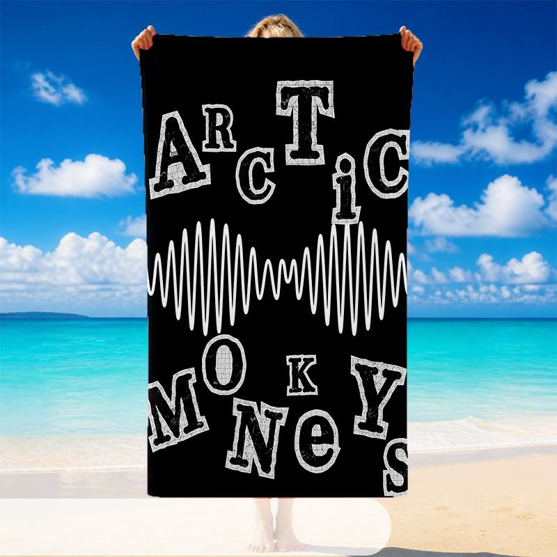 Пляжное полотенце Arctic Monkeys, Мягкое большое впитывающее полотенце для пляжа, бассейна, путешествий, отпуска