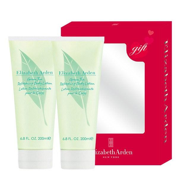 Elizabeth Aren Green Tea Body Lotion Set, 200ml, 2 Korean Cosmetics