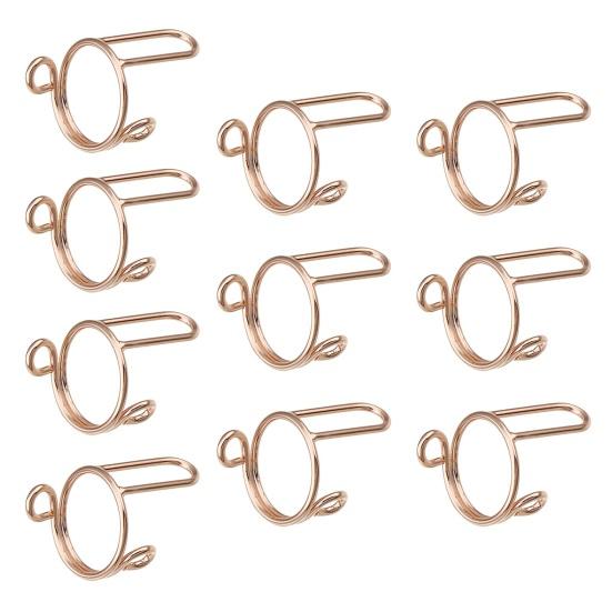 10 шт. Кольца для ногтей на кончиках пальцев Съемный антикоррозийный лак для меди От вредных привычек Предотвращает кусание ногтей для тех, кто кусает ногти Защитные приспособления для ногтей на кончиках пальцев