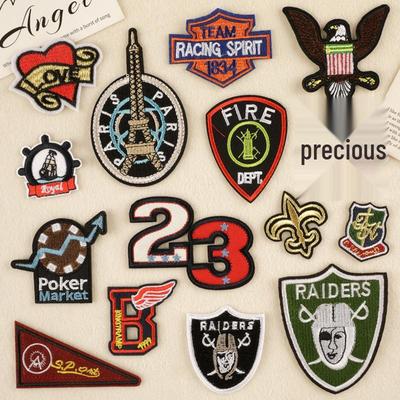 Вышитая нашивка Дуку для одежды, шляп, обуви, сумок, DIY-проектов и значков