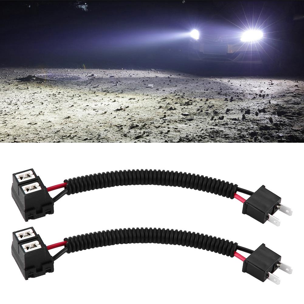 H7 Headlights Fog Lights Extension Connector Plug Adapter H7 Ceramic Adapter Cable
