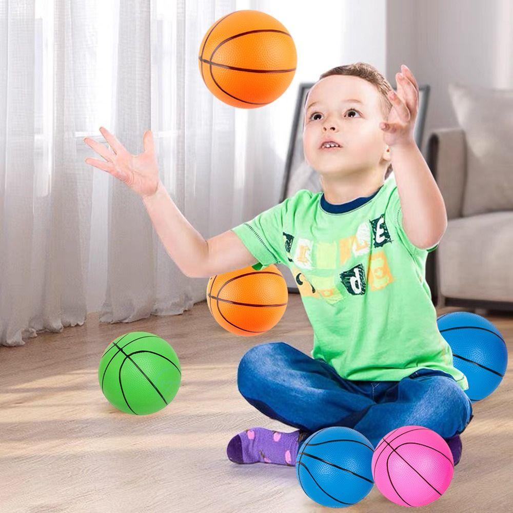 Sports Inflatable Small Basketball Toy Matches Training Elastic Balls Hot Small Patting Ball Kids