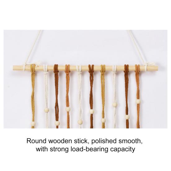 Leaf Macrame Tapestry Bohemian Wall Hanging Ornament Handmade Macrame Home Decoration for