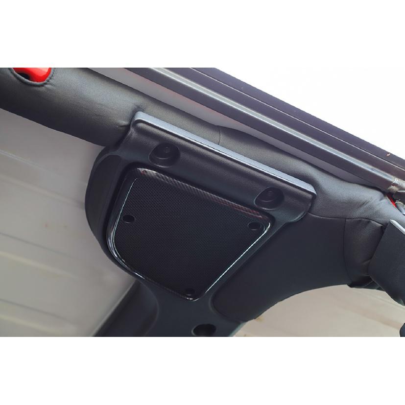 Звук на крышу, украшение для динамика, кольцо, накладка, наклейки для Jeep Wrangler JK 2015 2016 2017, аксессуары для салона автомобиля, ABS