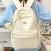 University Color Solid Backpack Polyester Material Adjustable Cushion Straps
