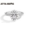 ATTA Classic Jewellery Silver 925 Rings With Special Design Pearl Wedding & Party Ring for Women 18K Gold Plated Silver Jewelry