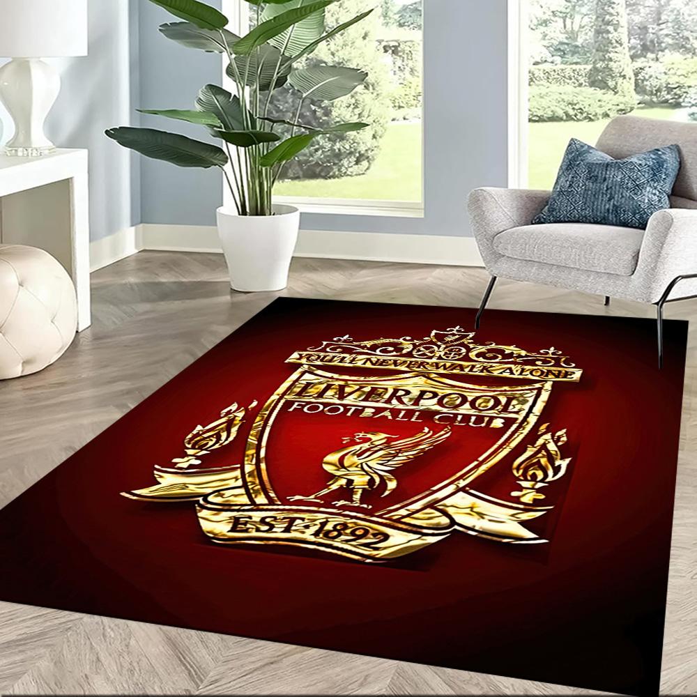 Liverpool Football Club Carpet Design For Entryway Kitchen Balcony Decorate Room Antislip Carpet Decorate Offices