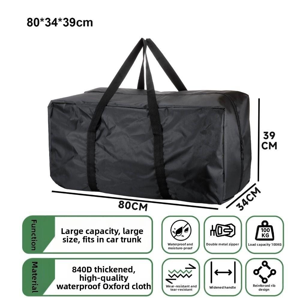 Multisizes Oxford Cloth Storage Tool Large Canvas Canopy Pole Bag  Outdoor Supplies