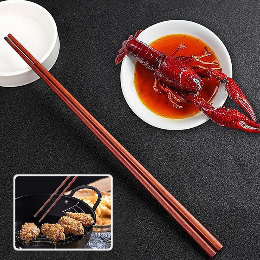 Frying Long Chopstick Cooking Cooking Tools Durable Wooden Chopsticks  Kitchenware
