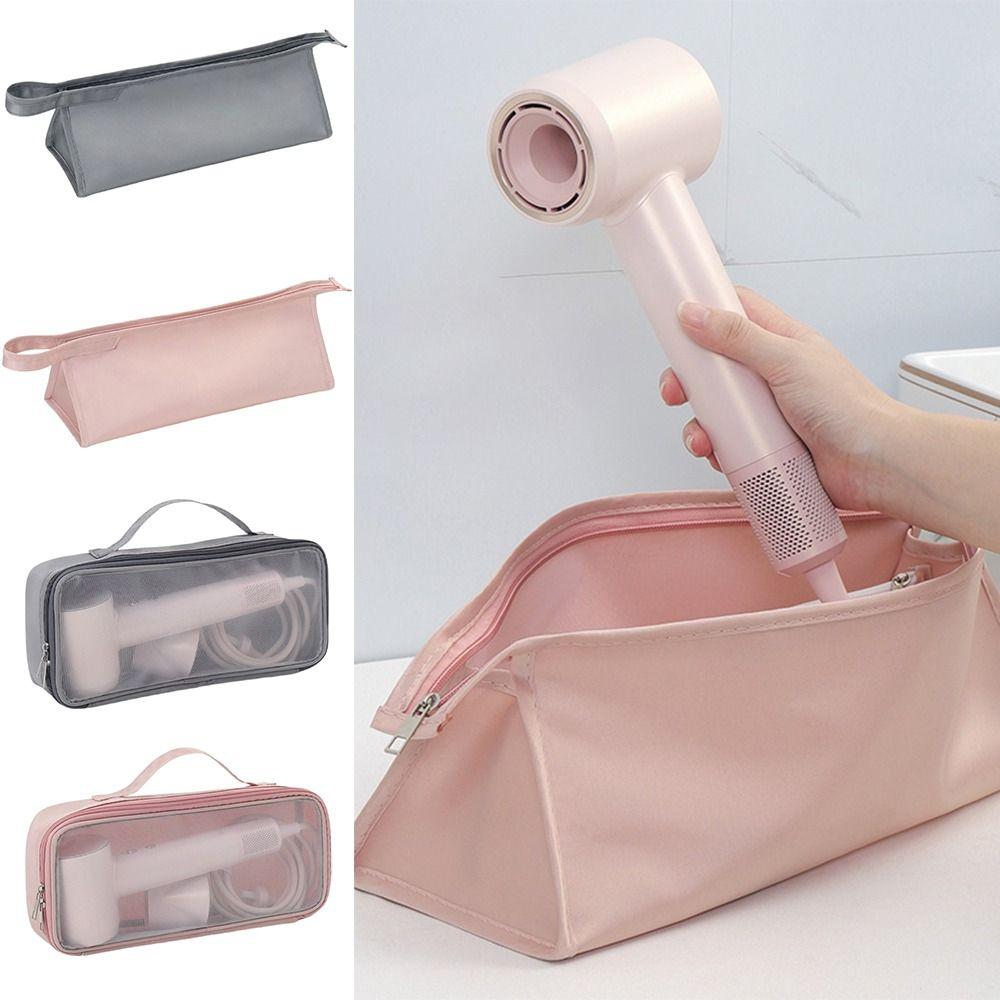 Waterproof Hair Dryer Bag Solid Color Carrying Case Portable Storage Bag  For Airwrap Styler