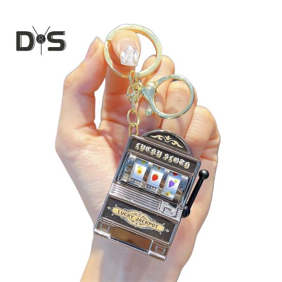 Мини-казино игровая консоль брелок портативный пластиковый брелок забавный подарок для геймеров многофункциональный игровой брелок
