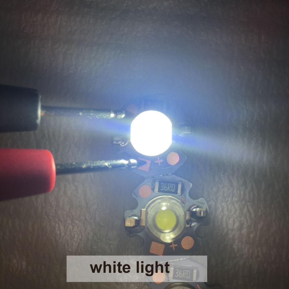 40pcs 1W LED Lamp Beads 12V Light Source Chip Durable LED Chip Bulb Automotive Lighting