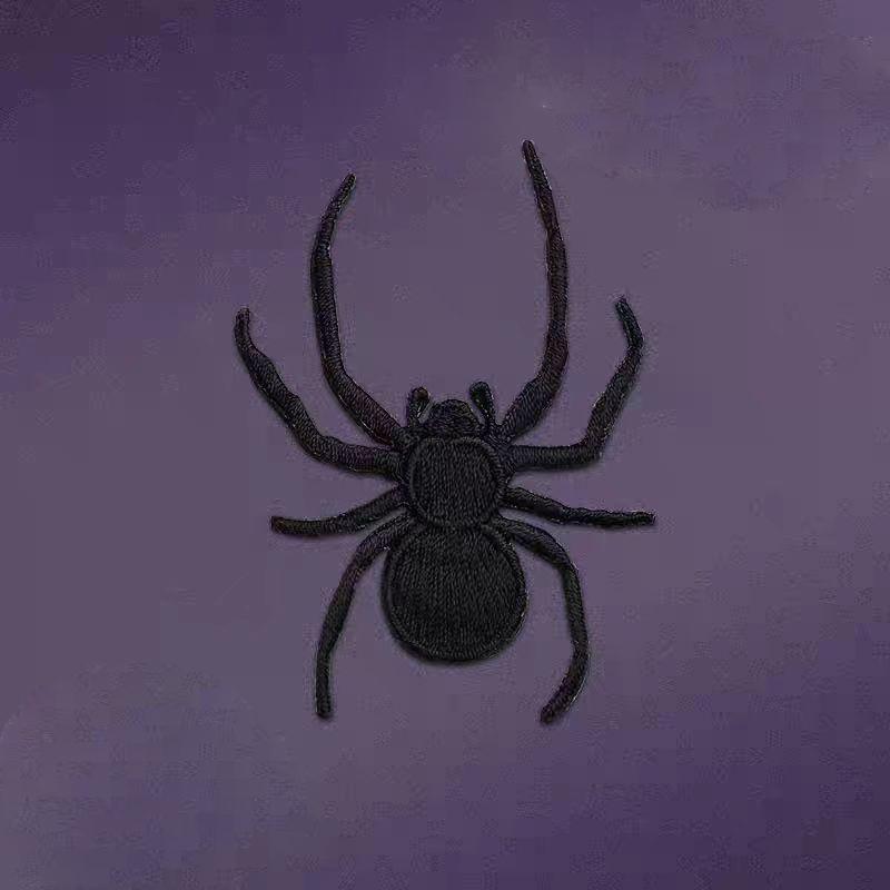 4 шт. нашивки с вышивкой животных, паук, скорпион, летучая мышь, пришивные нашивки, аппликации, сделай сам, для ремонта дыр, украшение одежды