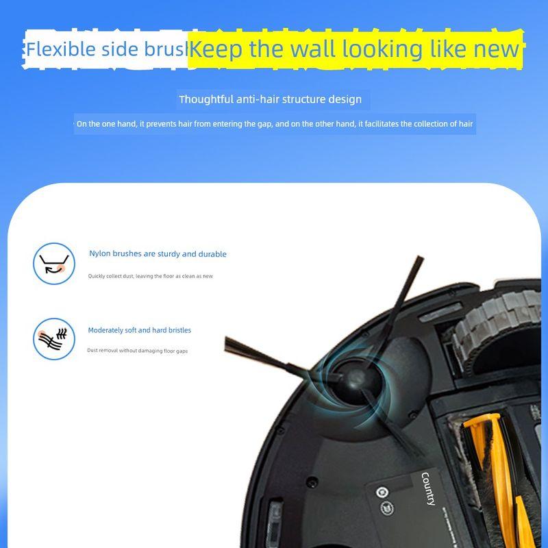 Подходит для аксессуаров робота-пылесоса Ecovacs T5 Max/N5/N8/Dj65/Dx93: щетка-валик, фильтровальная ткань, чистящая жидкость