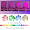 Remote Control Led Spotlight Rechargeable Wireless Wall Lamp RGB Color Dimmable USB Port Indoor For Painting Statue Decor