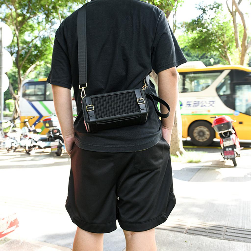 Плечевой ремень из искусственной кожи, защитный чехол-держатель для беспроводной связи, противоударный и стильный