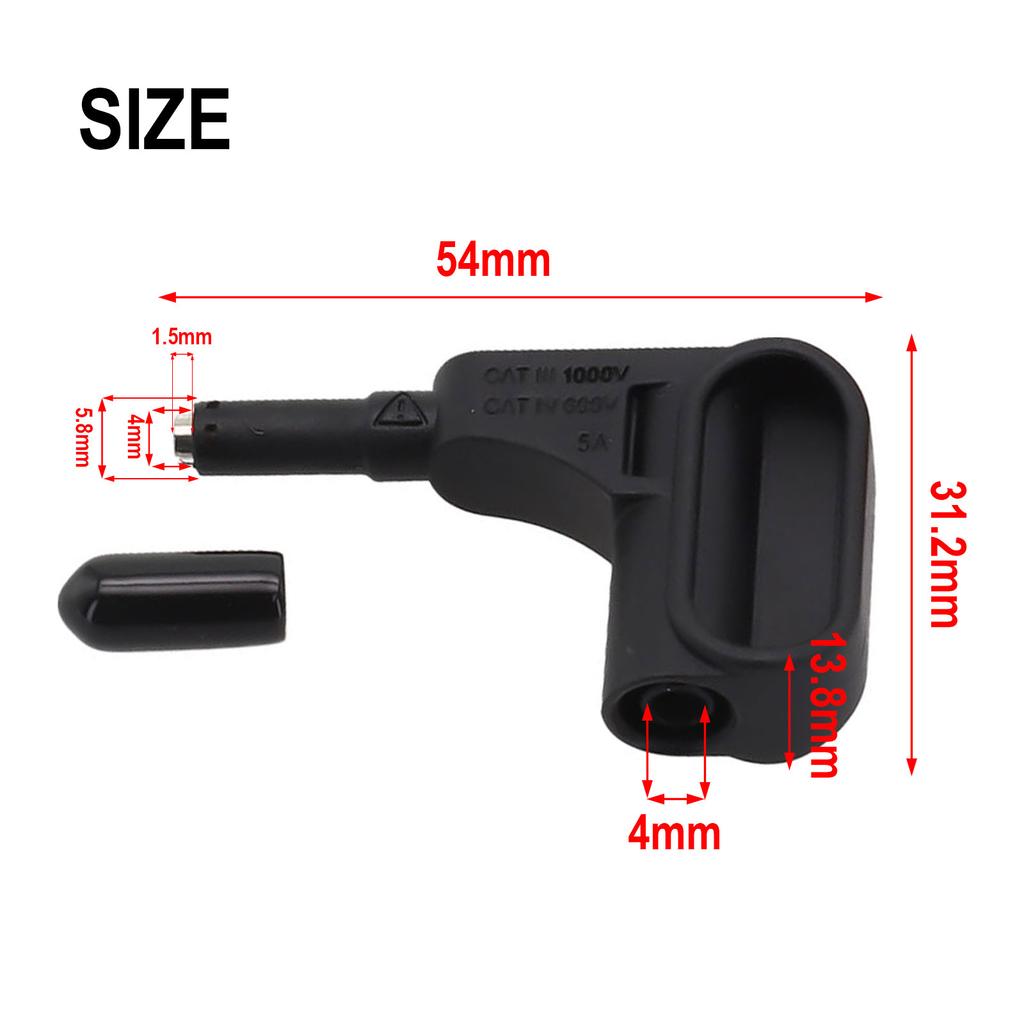 Компактная конструкция мультиметра аксессуары части магнитный щуп мм банановые наконечники