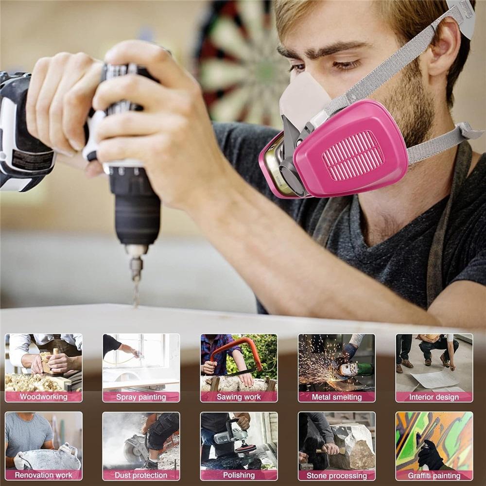 60926 Сменные фильтры для респиратора, Химические фильтры от органических паров, Совместимые с респираторами 6200, 6800, 7502, 7503