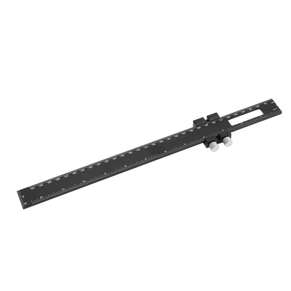 Angle Measuring T Square Ruler Aluminum Alloy Adjustable Slide Ruler For Engineer Carpenter