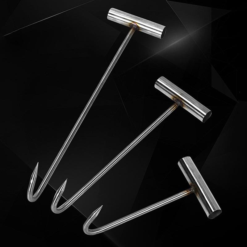 Кухонная колбаса Бекон Мясообработка Крюки Т-образная ручка Мясообвалочный крюк для кухни Мясной магазин Ресторан Барбекю Инструмент