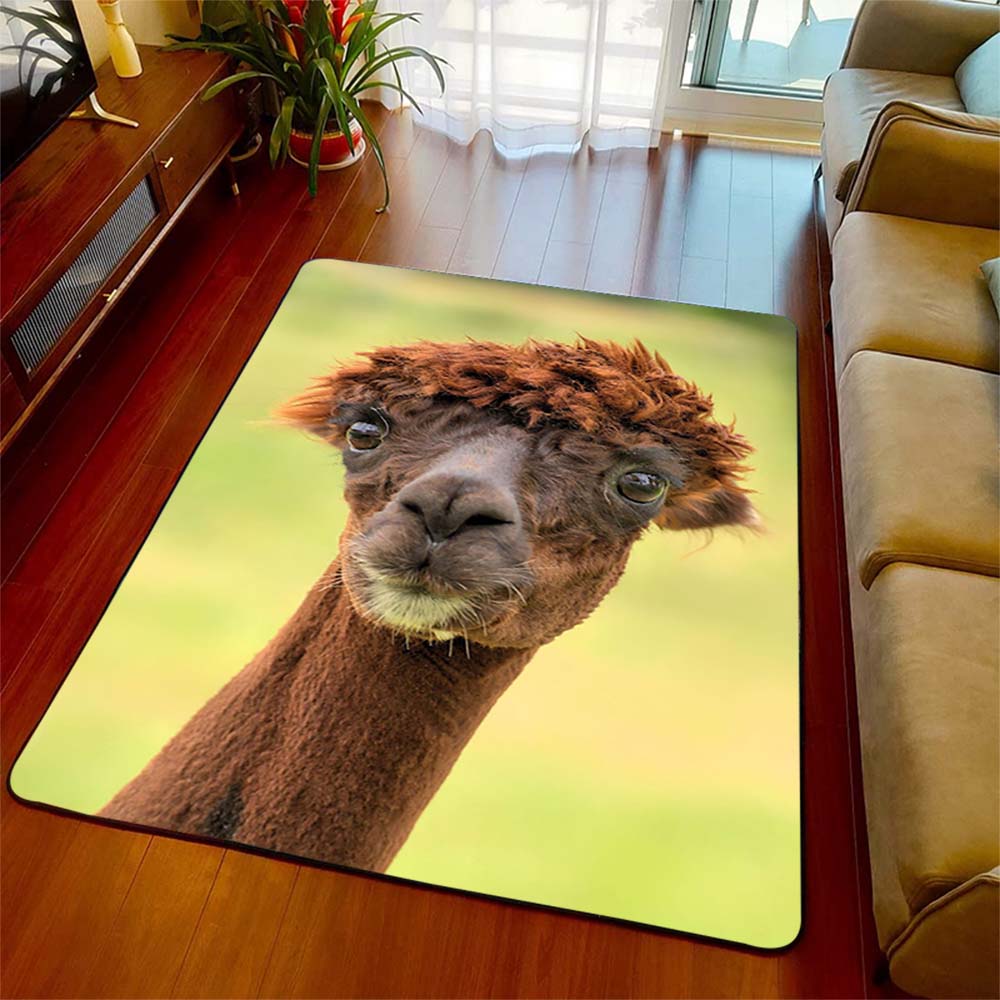 Ковер из альпаки с 3D принтом, украшение в виде животных, коврик, забавный коврик на день рождения для друга, гостиная, спальня, детская комната, коврики, коврик для домашнего декора
