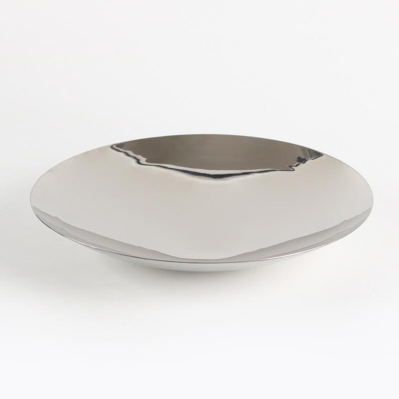 Минималистская креативная летающая тарелка круглая тарелка для фруктов украшения гостиничная посуда клубная тарелка для фруктов с мелким дном тарелка для хранения закусок ювелирные изделия
